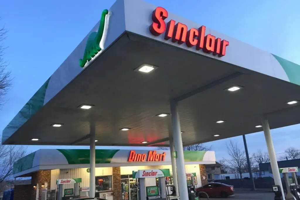 Gas Station Signs customer work by Tennessee Sign Company