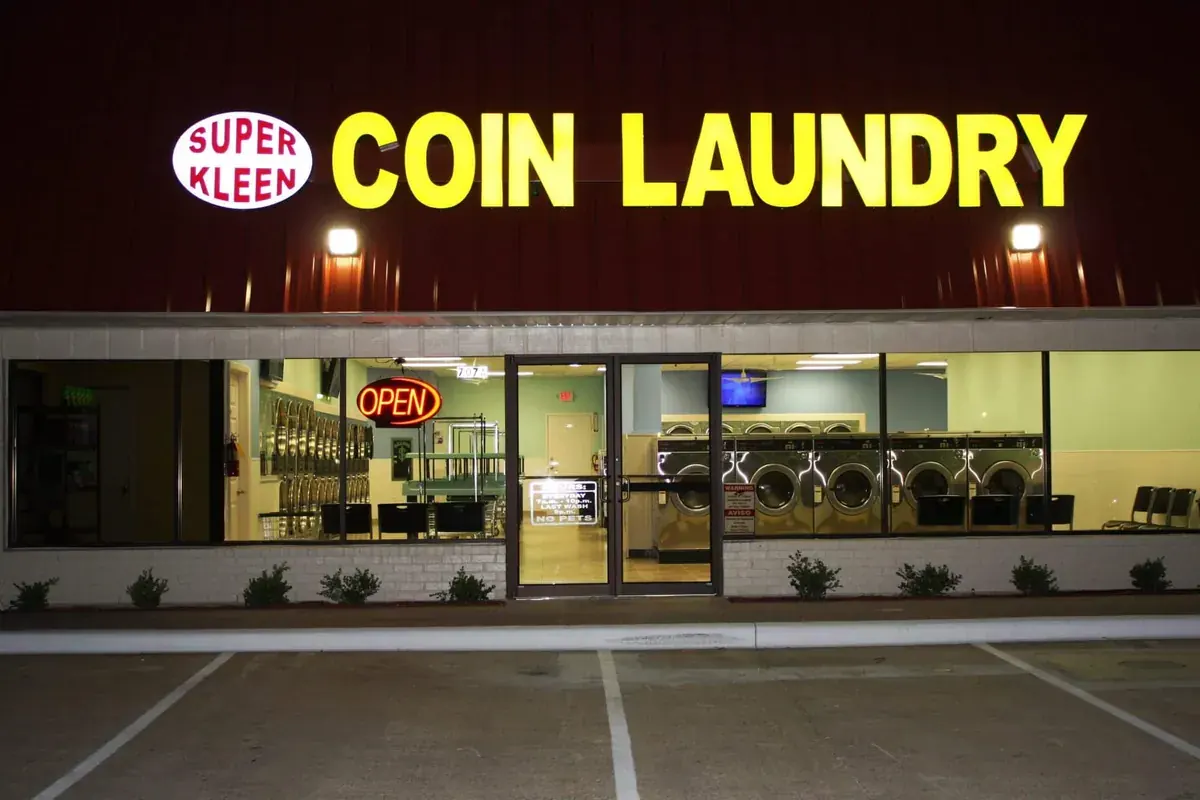 Laundromat Signs customer work by Tennessee Sign Company