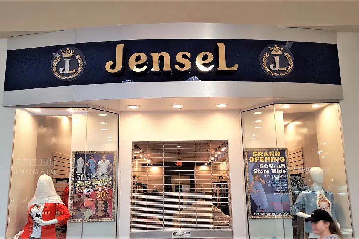 Mall Signs customer work by Tennessee Sign Company