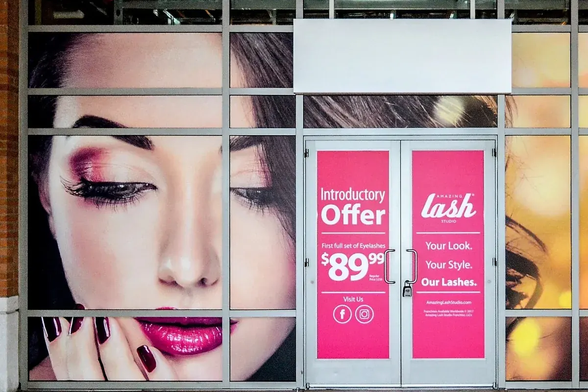 Salon Signs customer work by Tennessee Sign Company