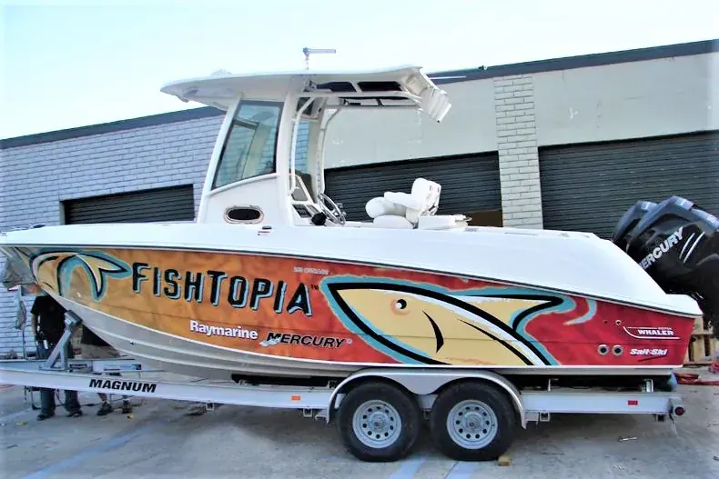 Boat Wraps customer work by Tennessee Sign Company