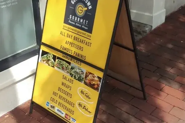 Portable Signs customer work by Tennessee Sign Company